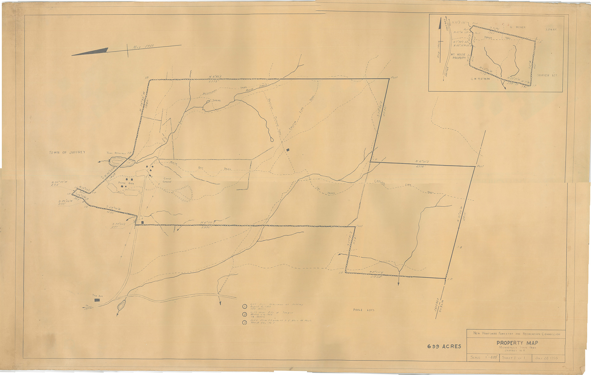 Map image: 1958 NHFRC