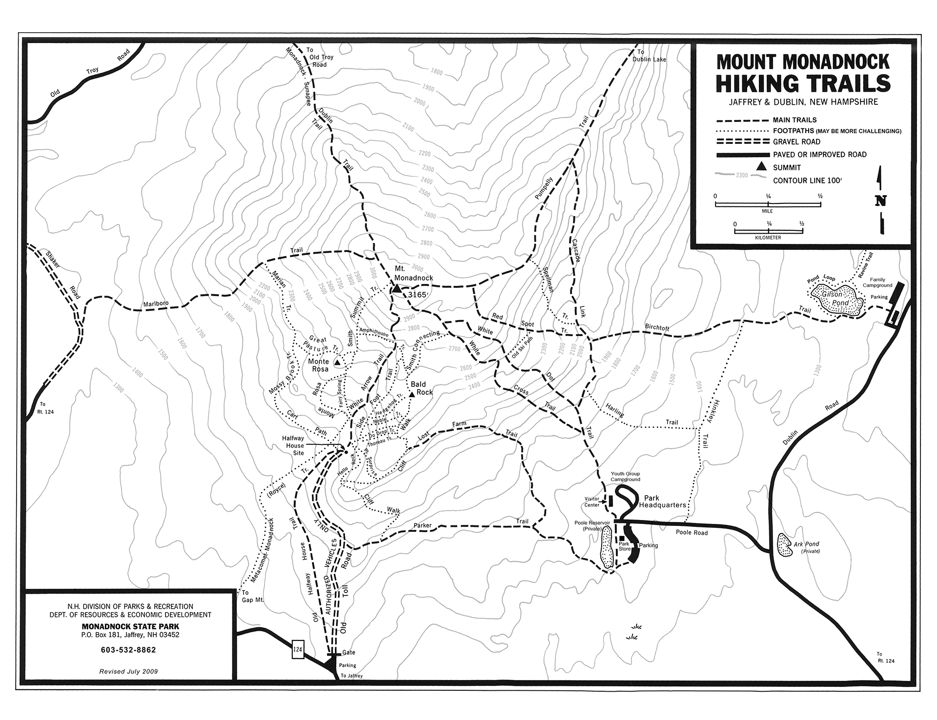 Map image: 2010 State Park Map